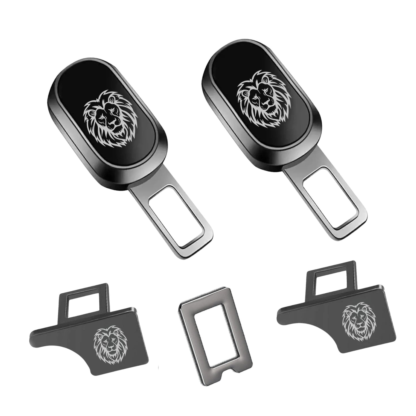 Premium Car Seat Belt Extender Clip - Universal Fit Metal Buckle with Custom Logo