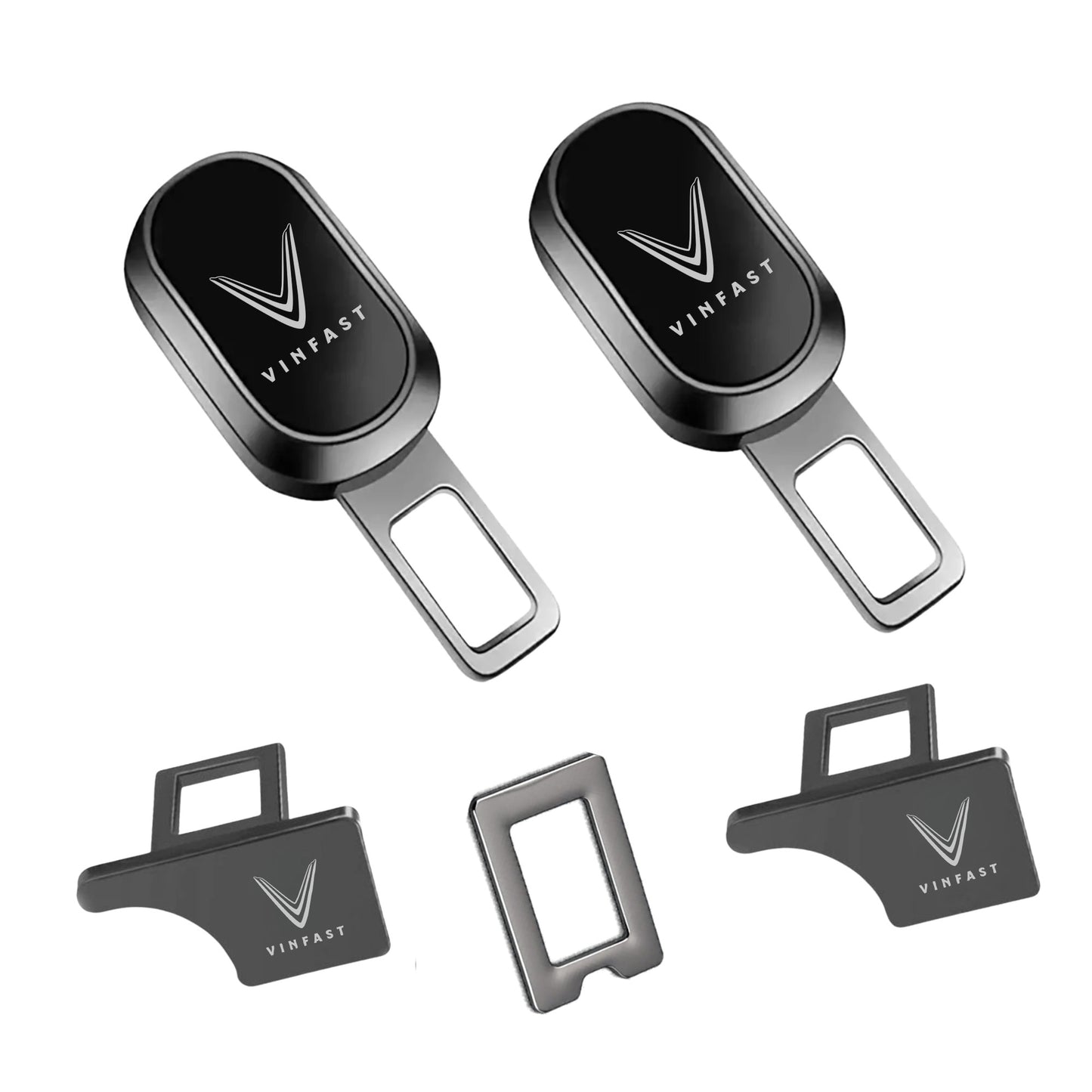 Premium Car Seat Belt Extender Clip - Universal Fit Metal Buckle with Custom Logo